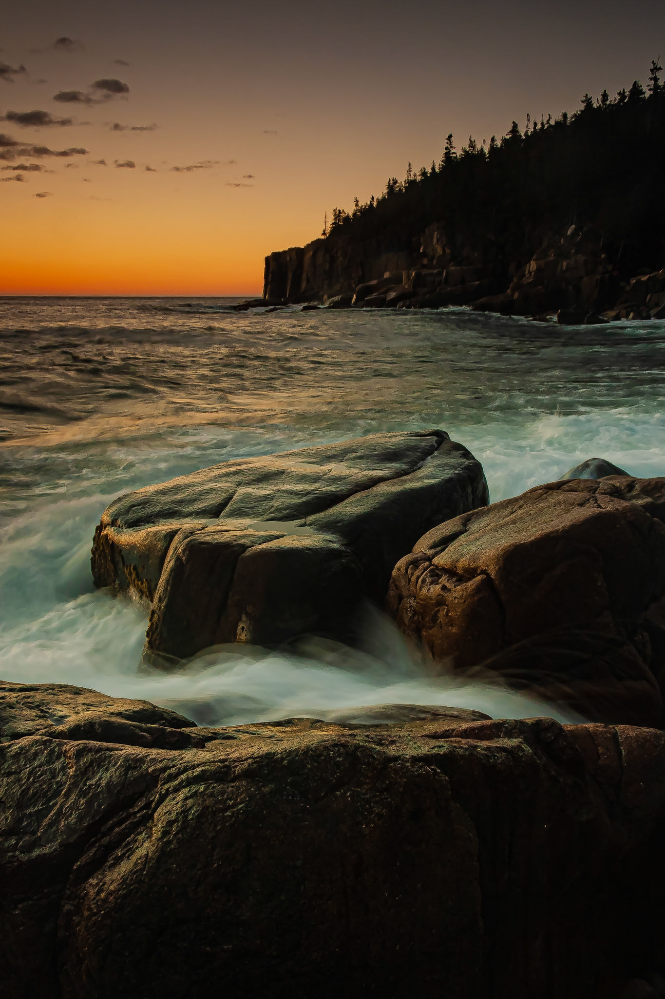 Otter Cliffs At Dawn