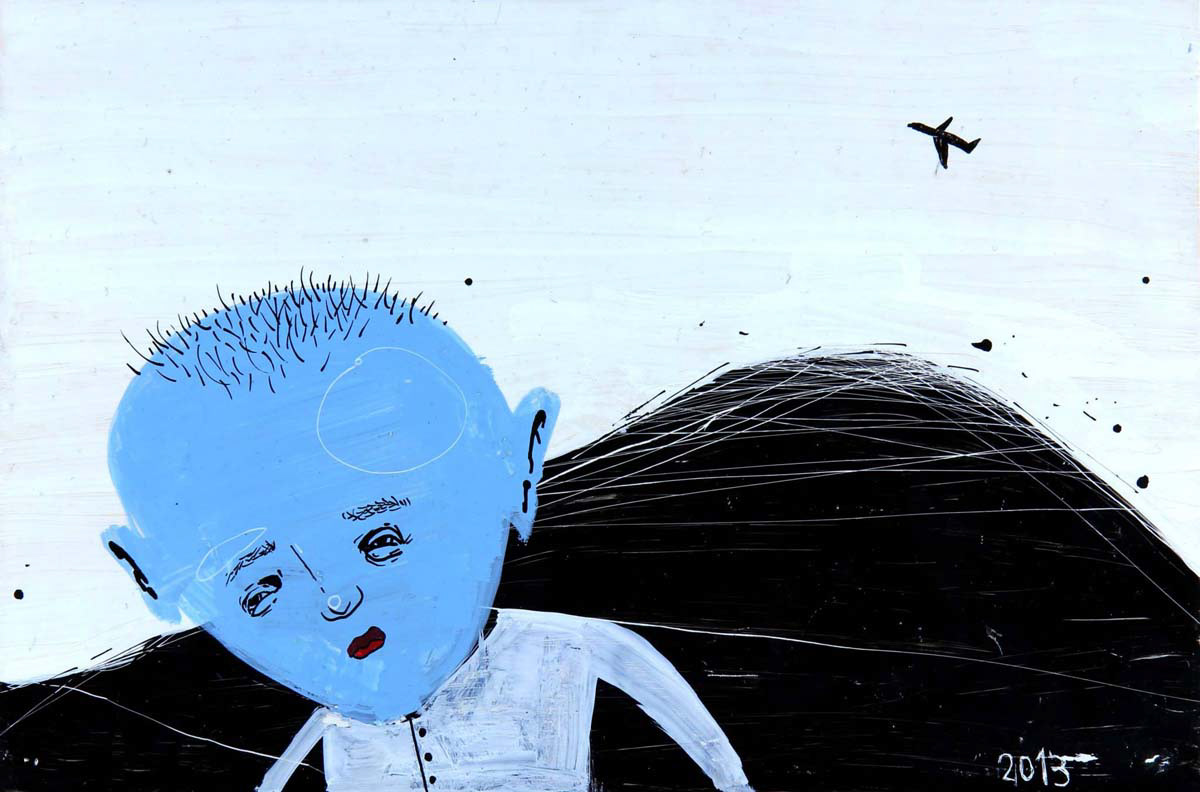 acrilycs on tile, 2013