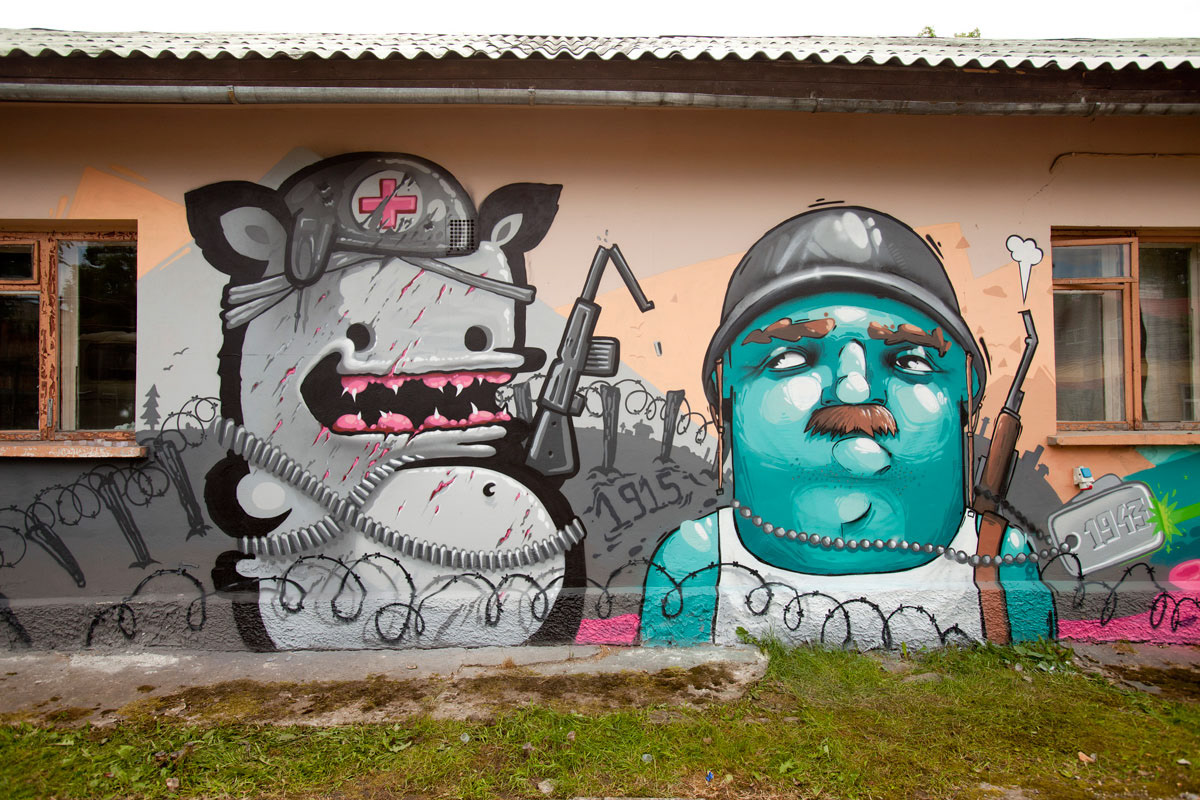 with Kiwie. Valga, Estonia, 2013