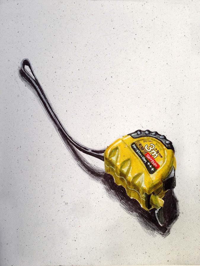 tape measure. 10.11.2015.