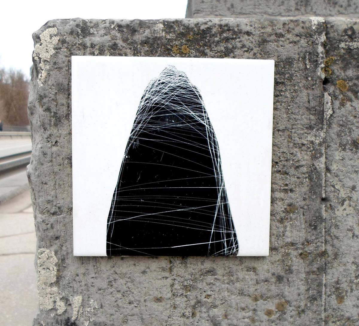 acrylics on tile. Tartu, Estonia, 2013