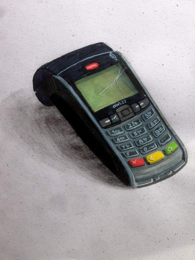 card terminal. 06.09.2016.