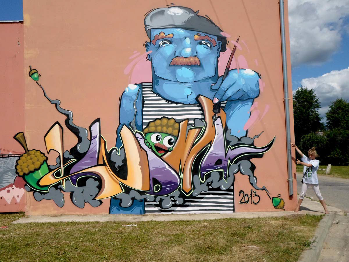 with Renars. Kandava, Latvia, 2013