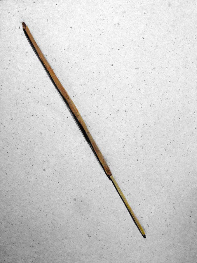 used incense. 18.02.2016.