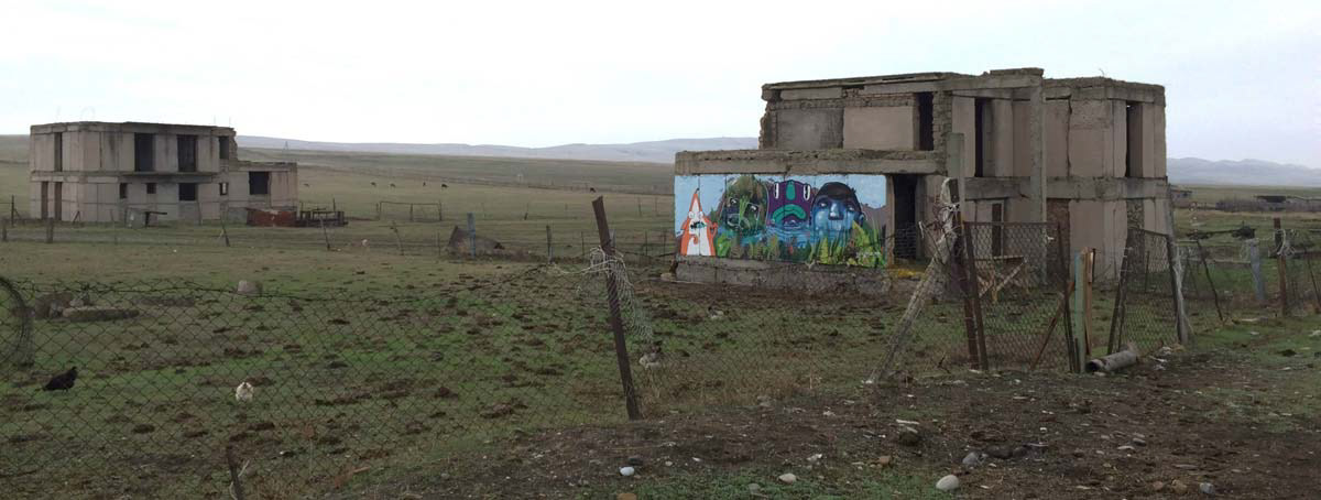 with Bob, Tron and Rombo. Udabno, Georgia, 2014