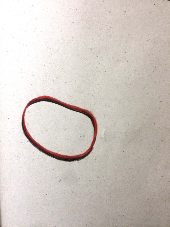 rubber band. 07.12.2015.