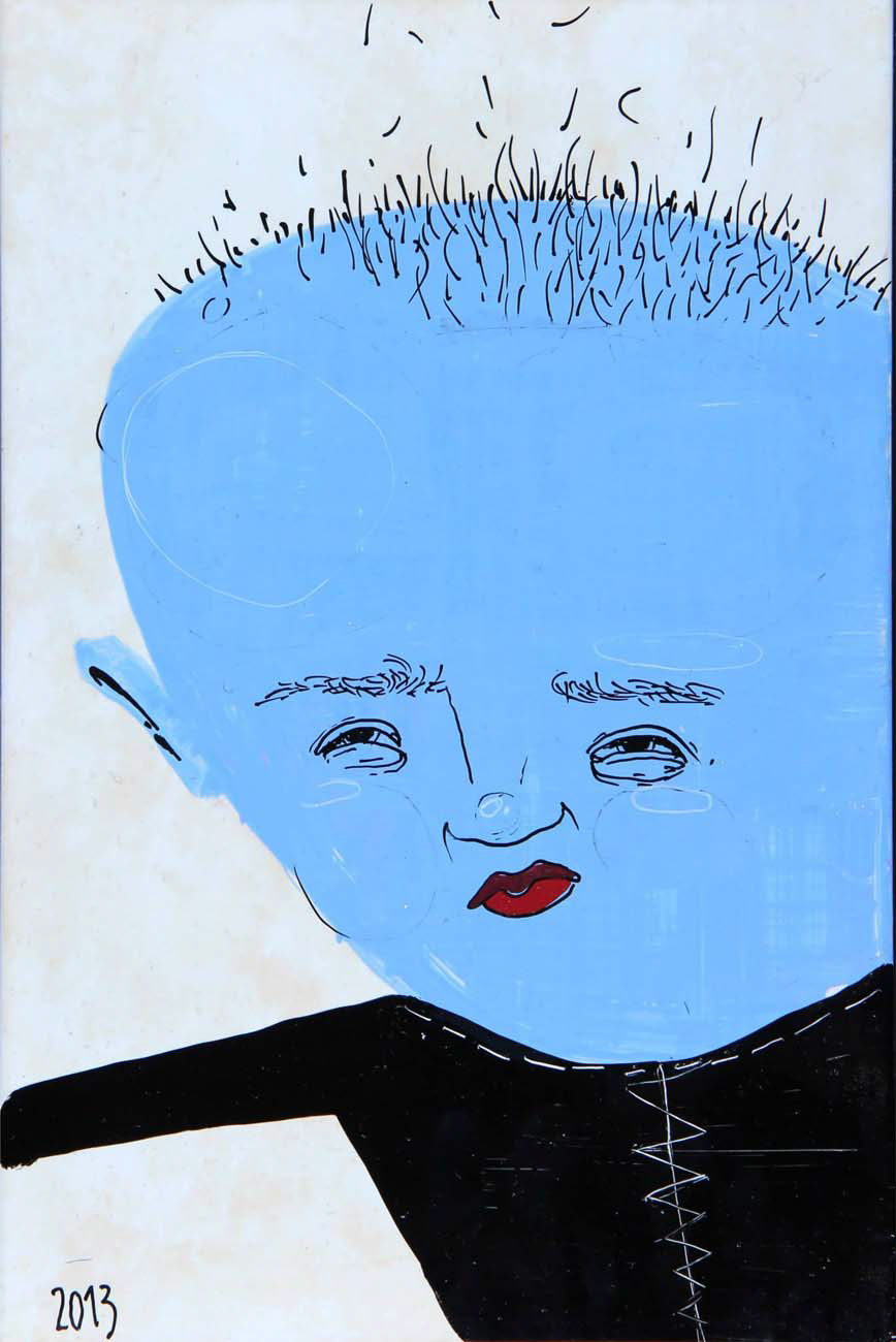 acrilycs on tile, 2013