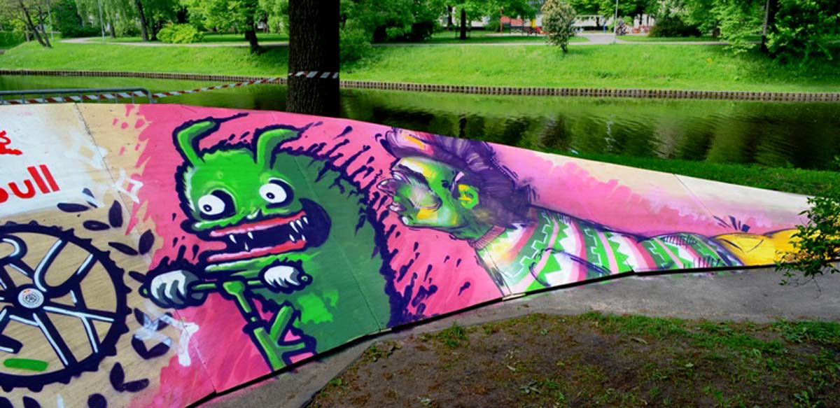 with Kiwie. Riga, Latvia, 2012