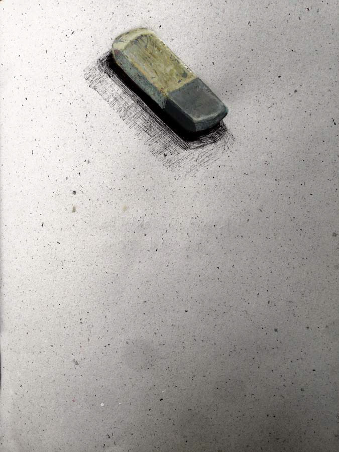 used (not by me) school rubber. 27.11.2015.