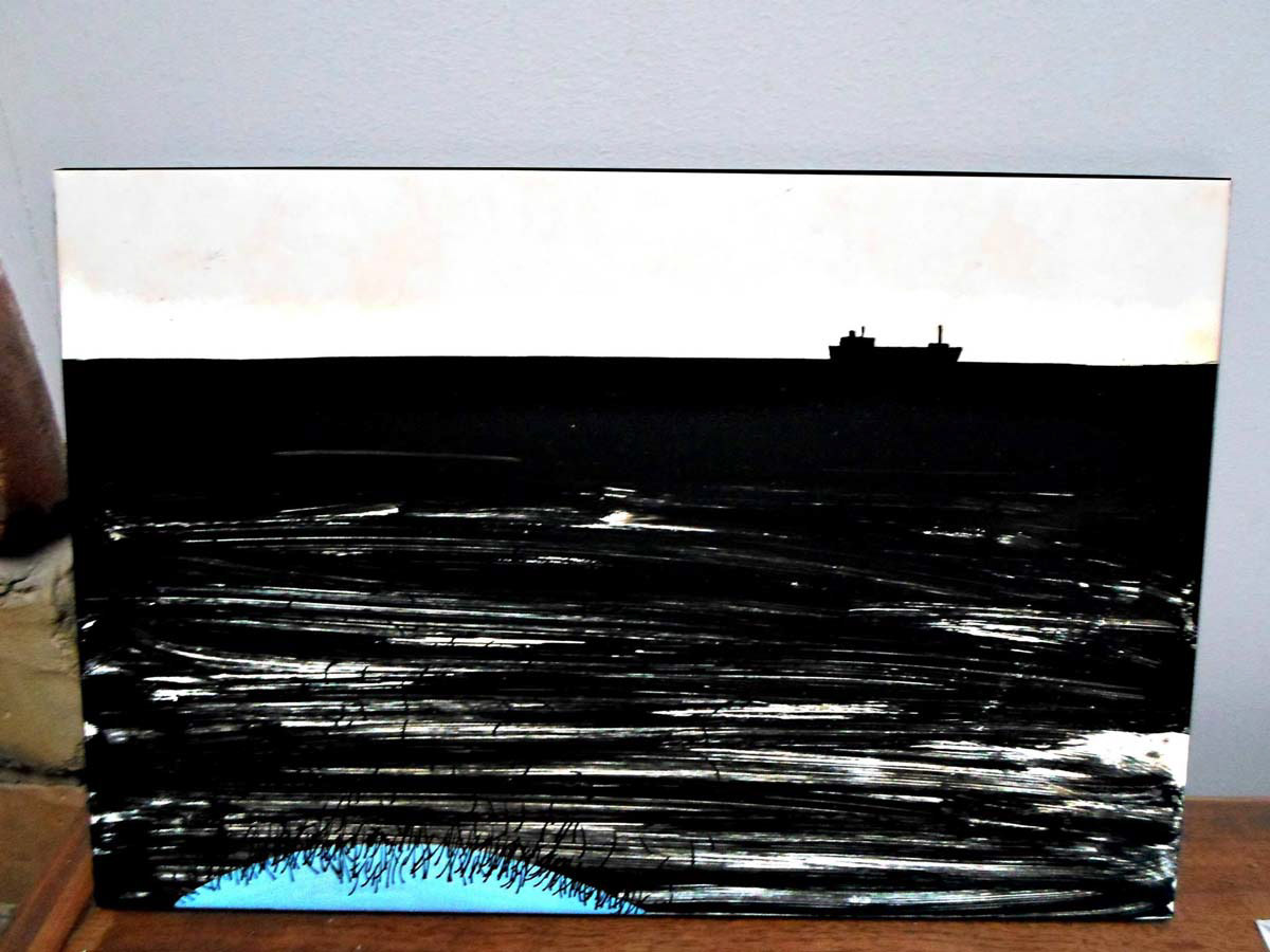 acrilycs on tile, 2013