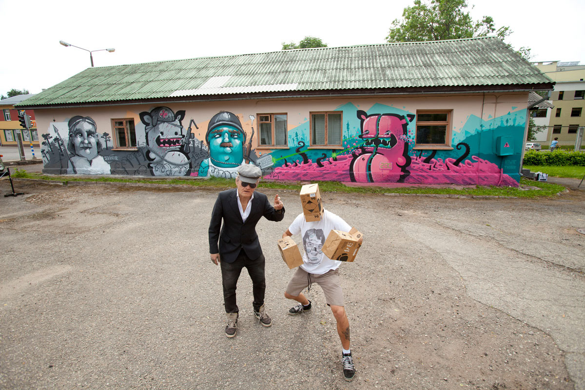 with Kiwie. Valga, Estonia, 2013
