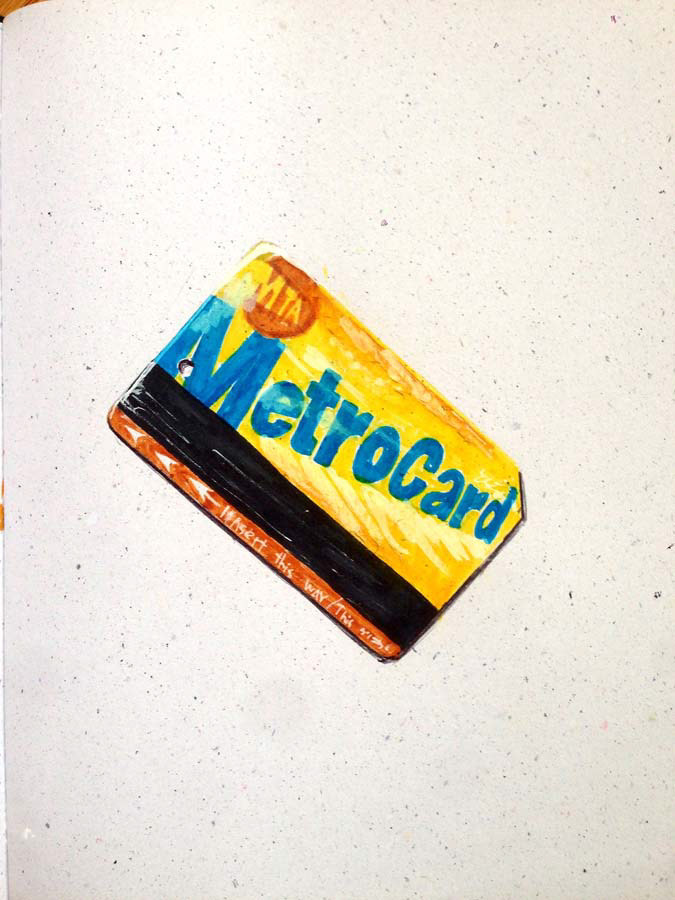 nyc metrocard. 30.12.2015.