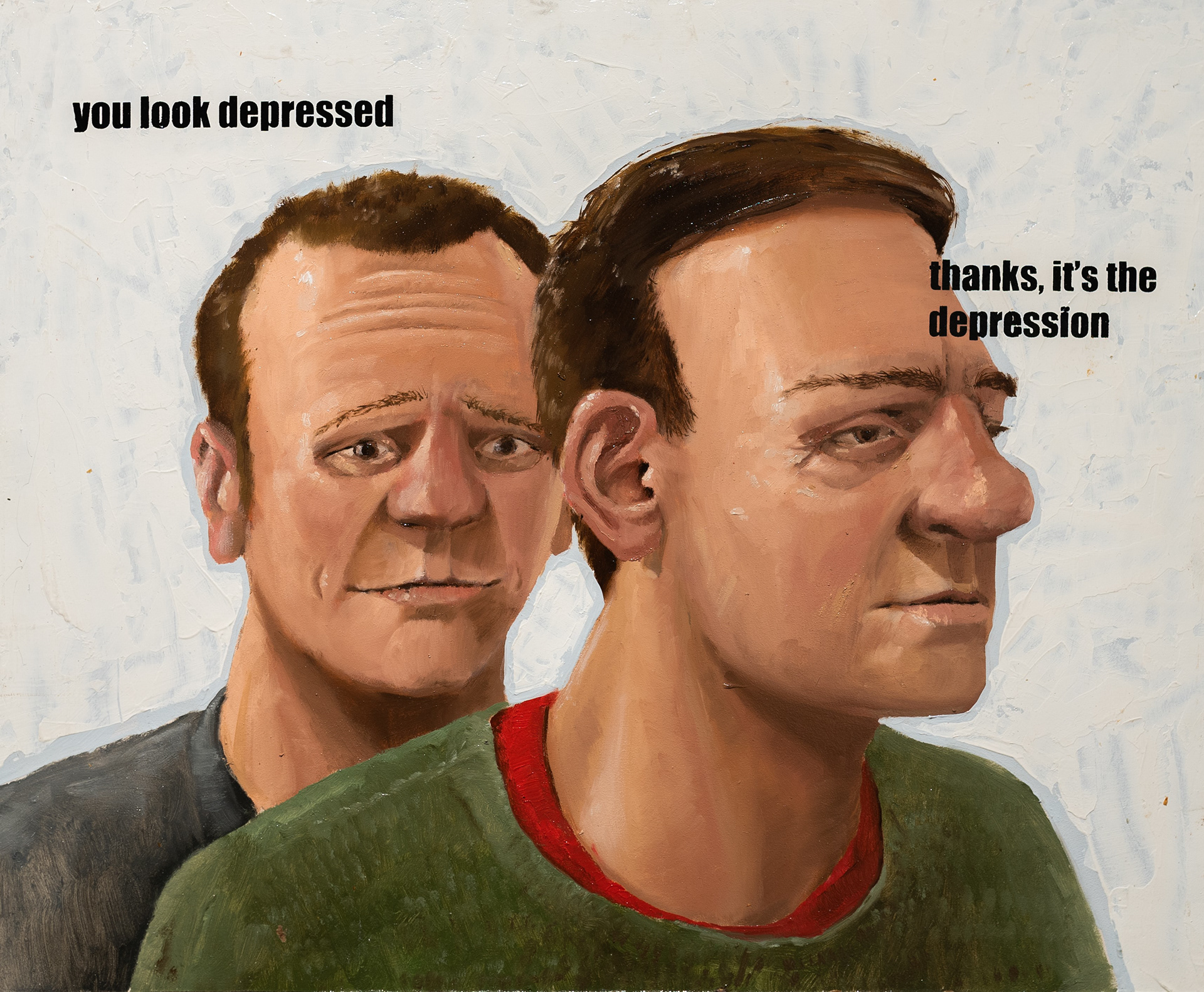 oil on cardboard, 2020