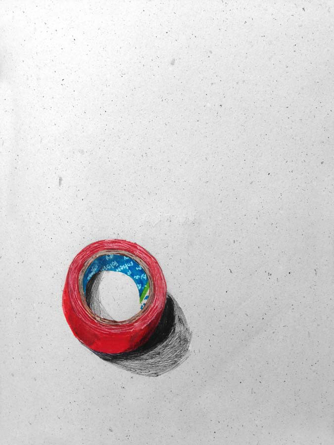red tape. 12.11.2015.
