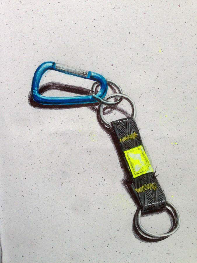 some old carabiner. 20.04.2016.