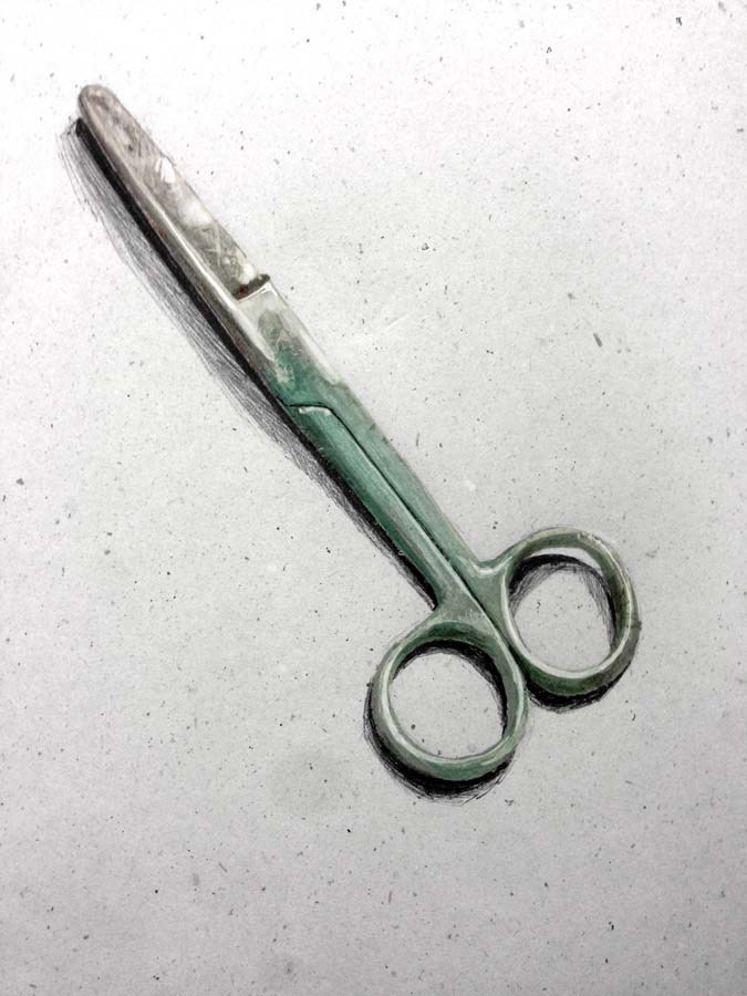 scissors. 06.03.2016.