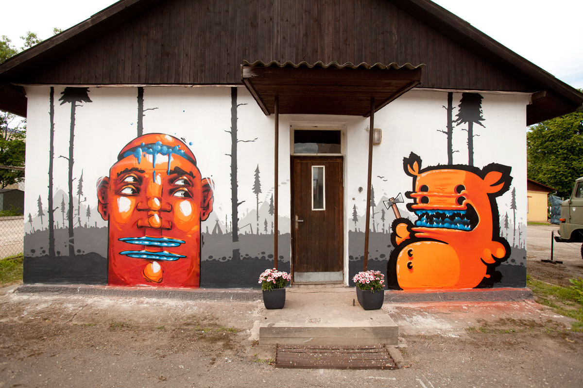 with Kiwie. Valga, Estonia, 2013