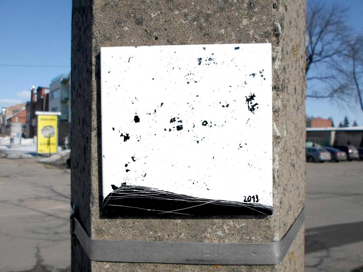 acrylics on tile. Tartu, Estonia, 2013