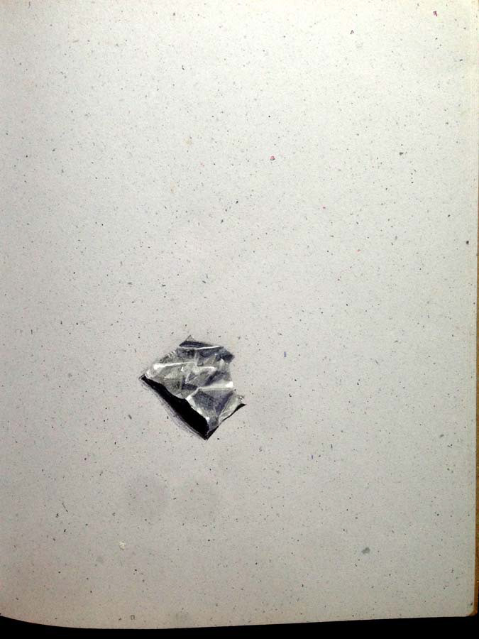 piece of foil. 28.07.2016.