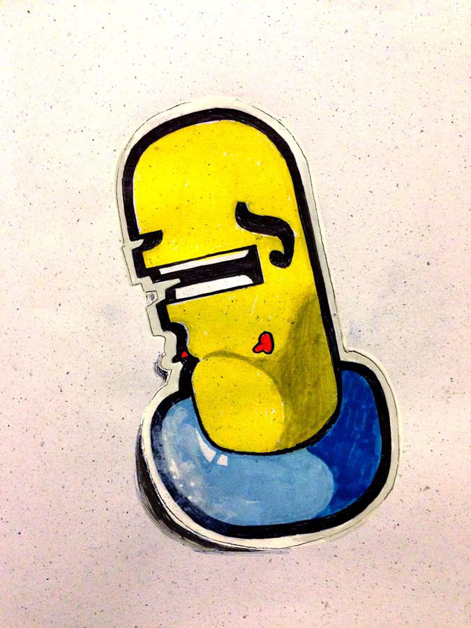 rombo's first sticker. 18.10.2015.