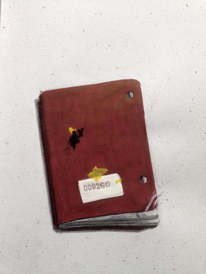 back side of my previous passport. 21.04.2016.