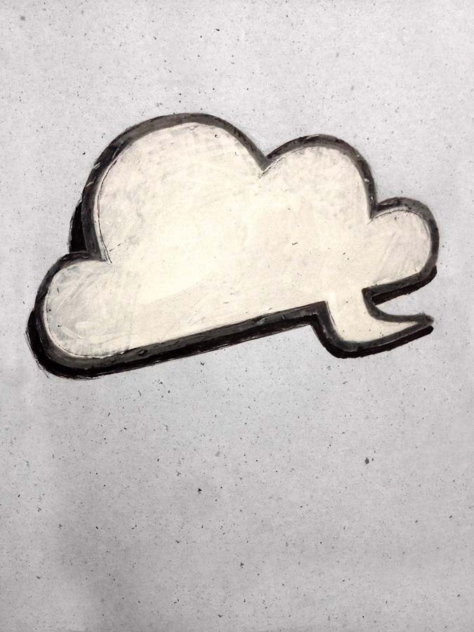 Poupi le nuage cloud. 14.12.2015.