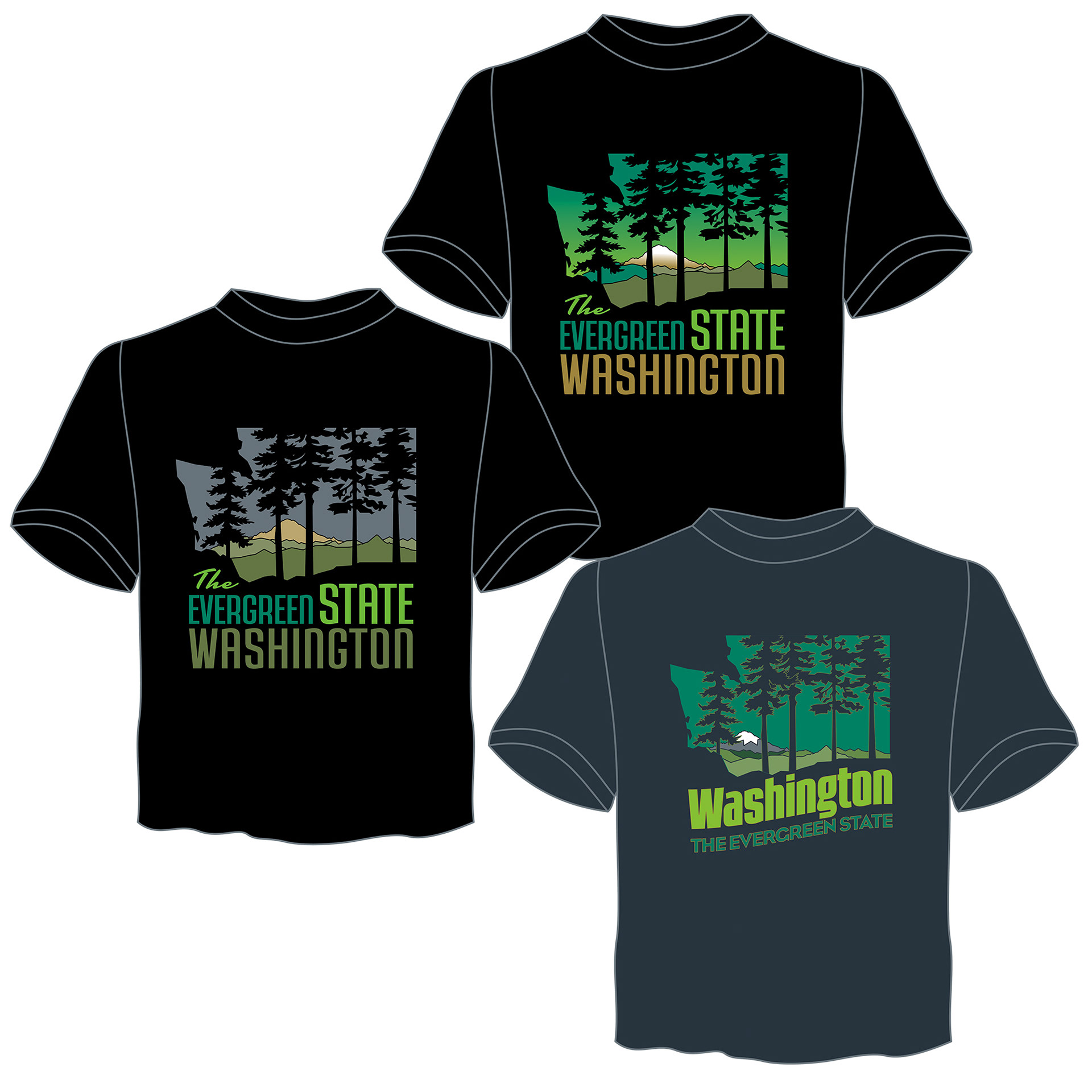 Washington: The Evergreen State T-Shirt