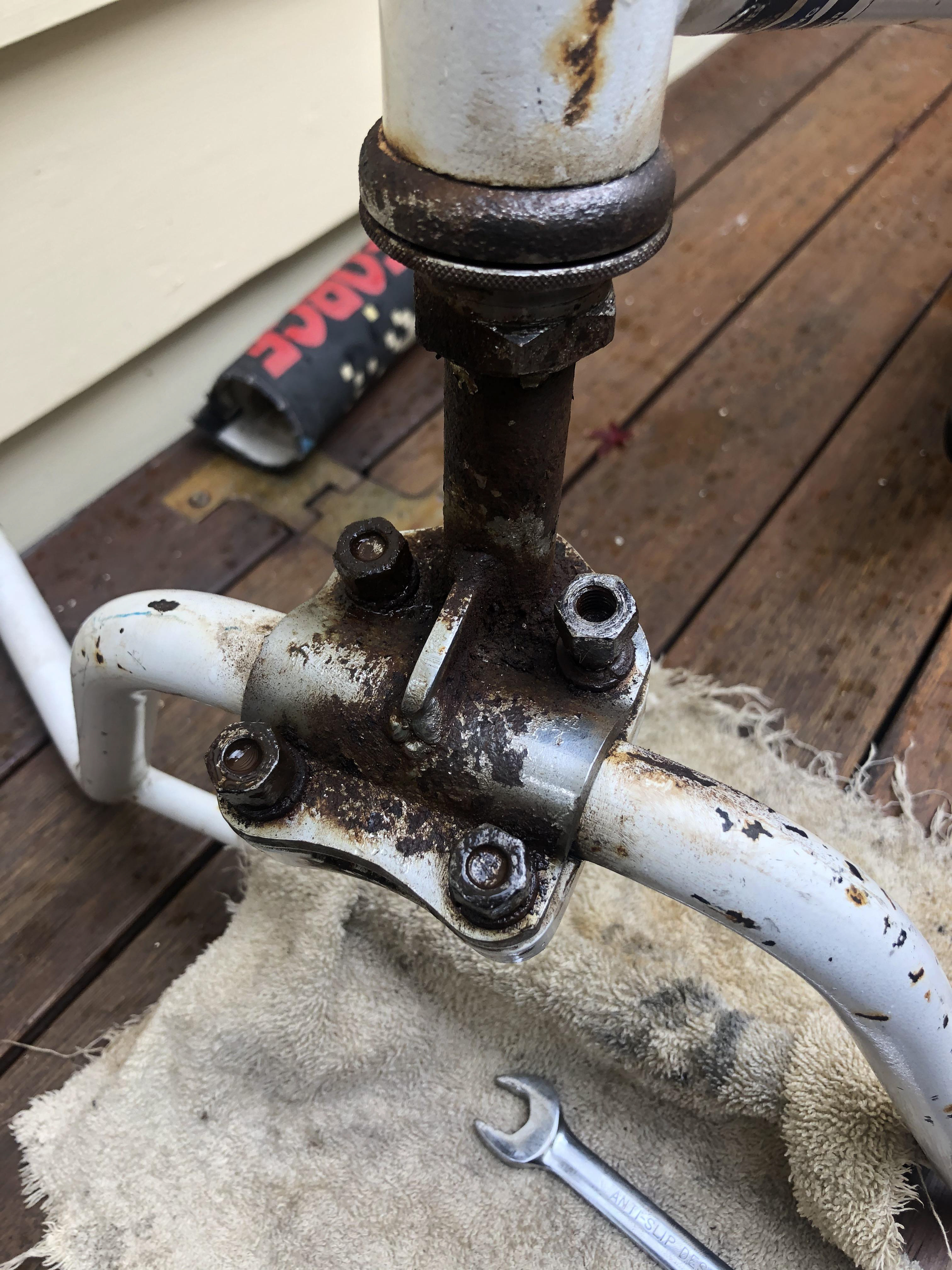 plenty of rust to remove