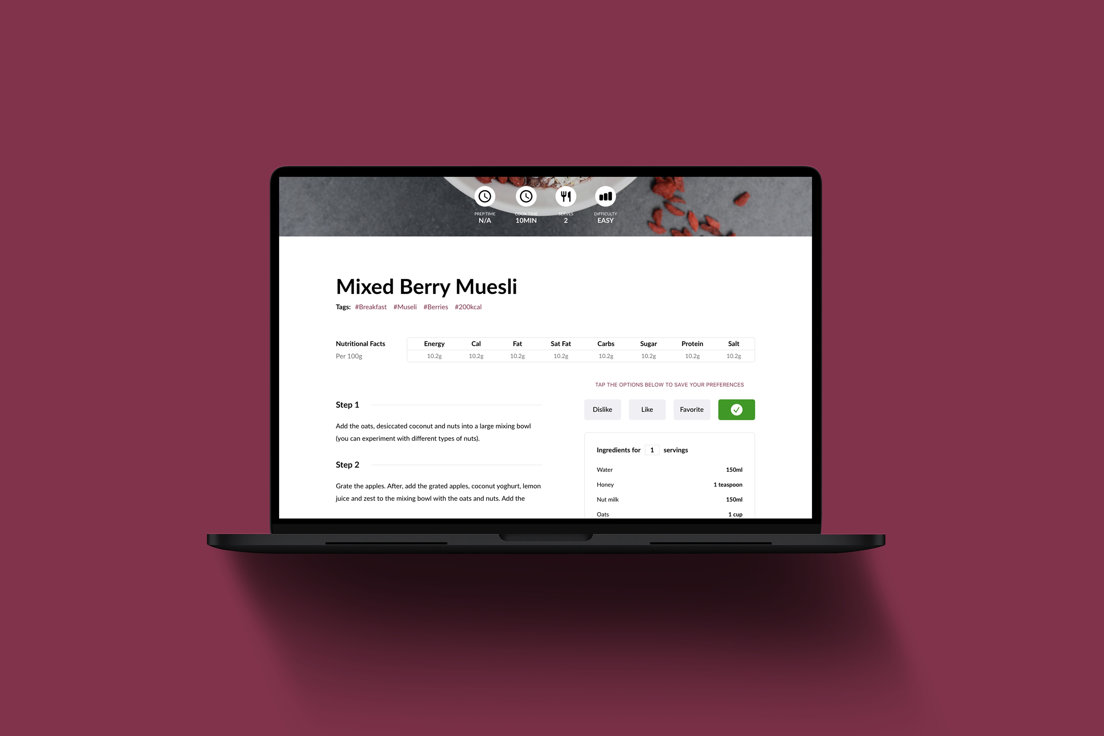 Recipe