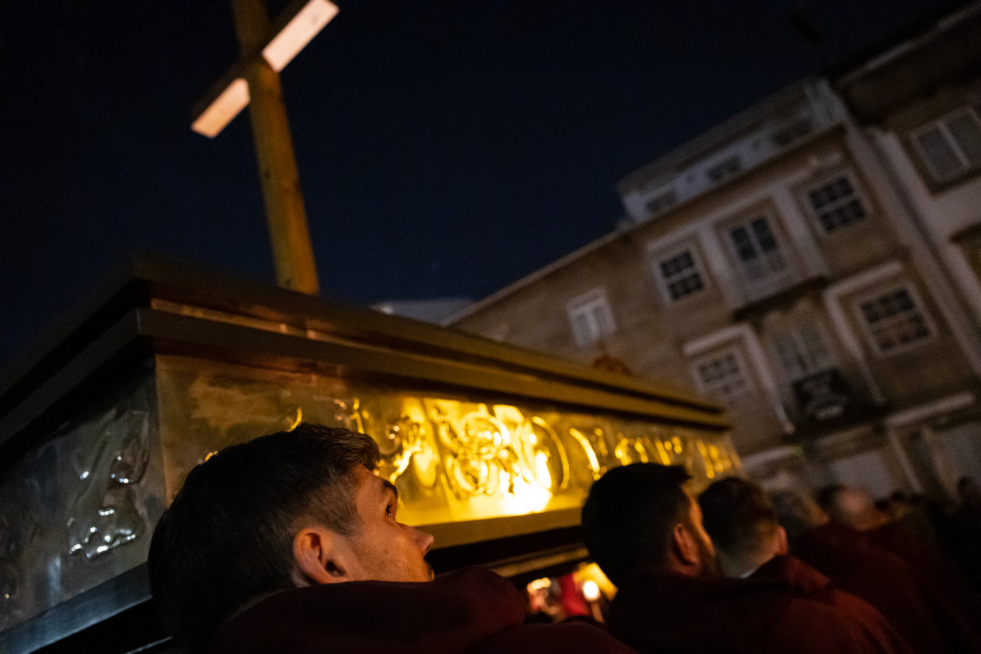 Braga, Portugal - 07 April 2023 : Lord's Burial Procession