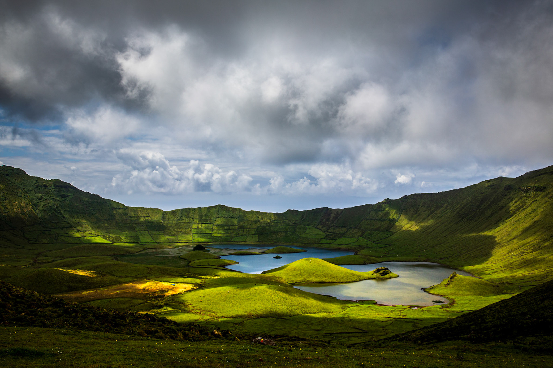 Corvo Caldera. Azores, Portugal