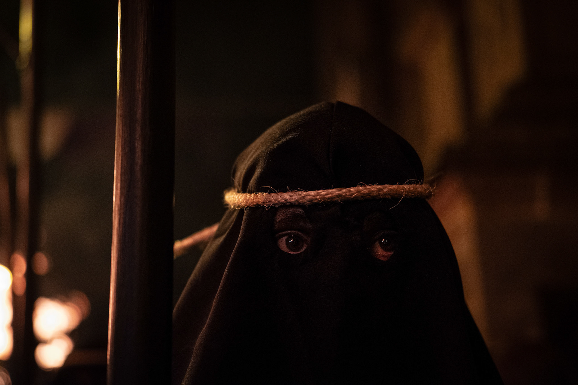 Braga, Portugal - 13 April 2017: Farricoco during Ecce Homo procession