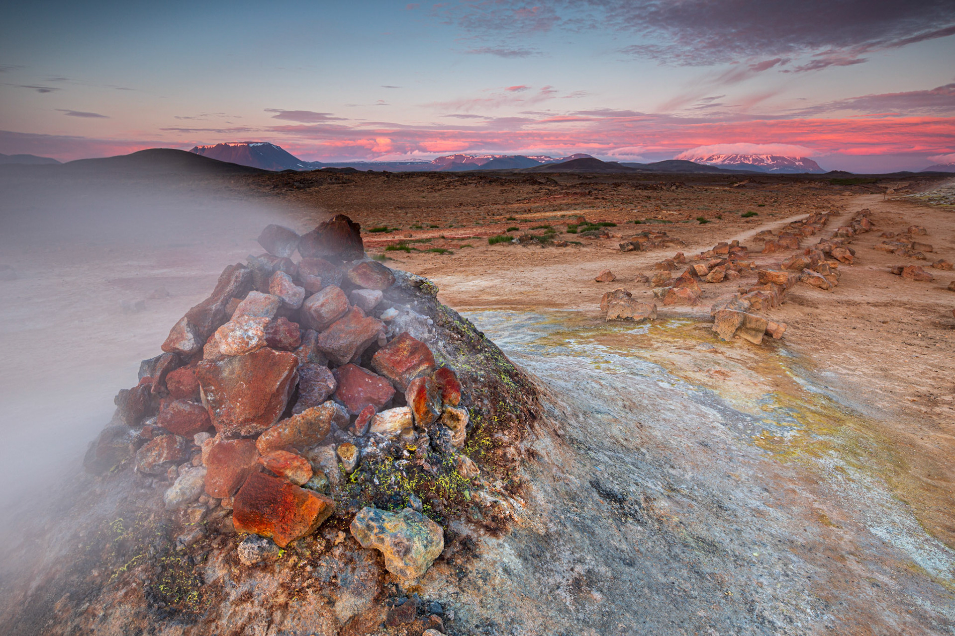 Hverir fumarole. Iceland