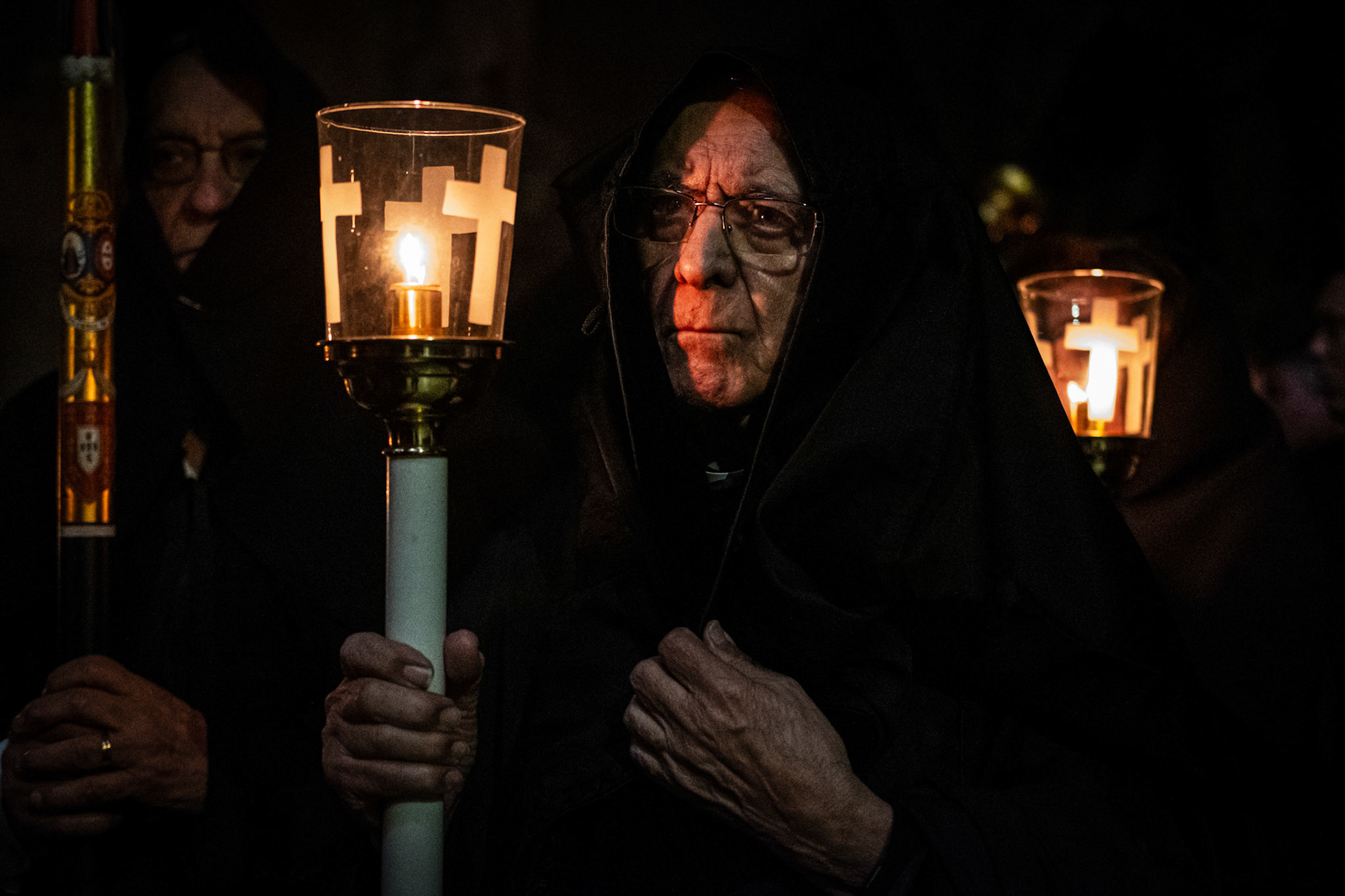 Braga, Portugal - 14 April 2017: Burial Theophoric Procession at Braga Cathedral