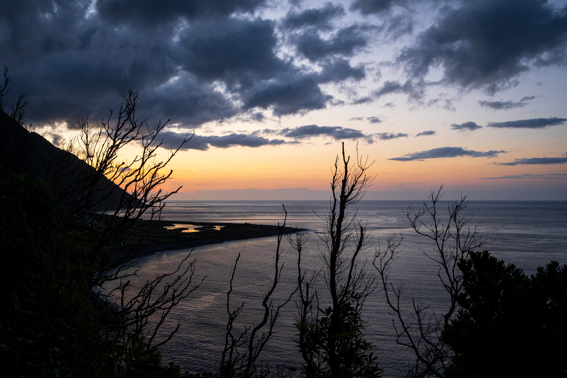 São Jorge, Portugal - 11 August 2021 : Fajã dos Cubres