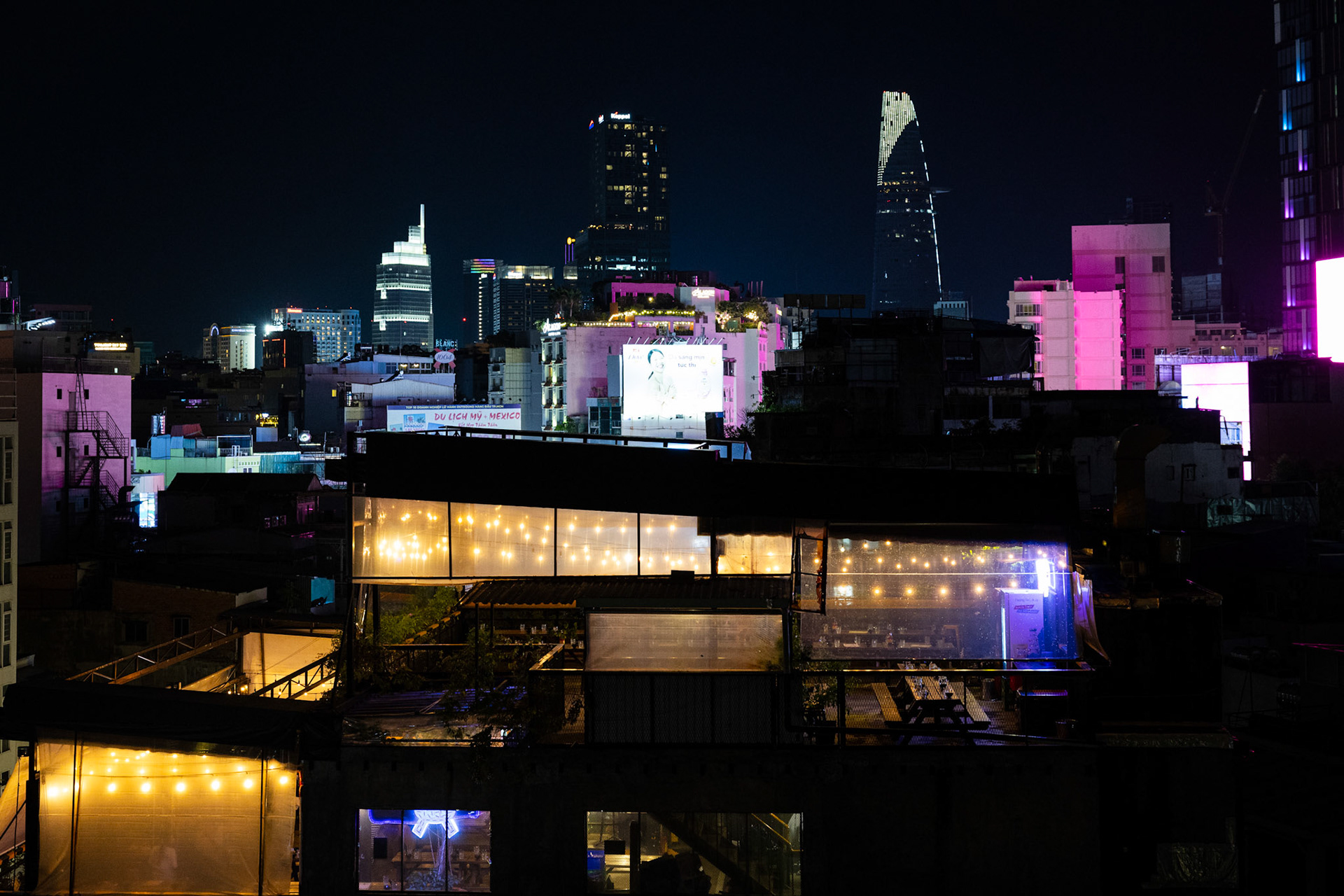Ho Chi Minh City, Vietnam - 21 July 2024 : Ho Chi Minh City cityscape