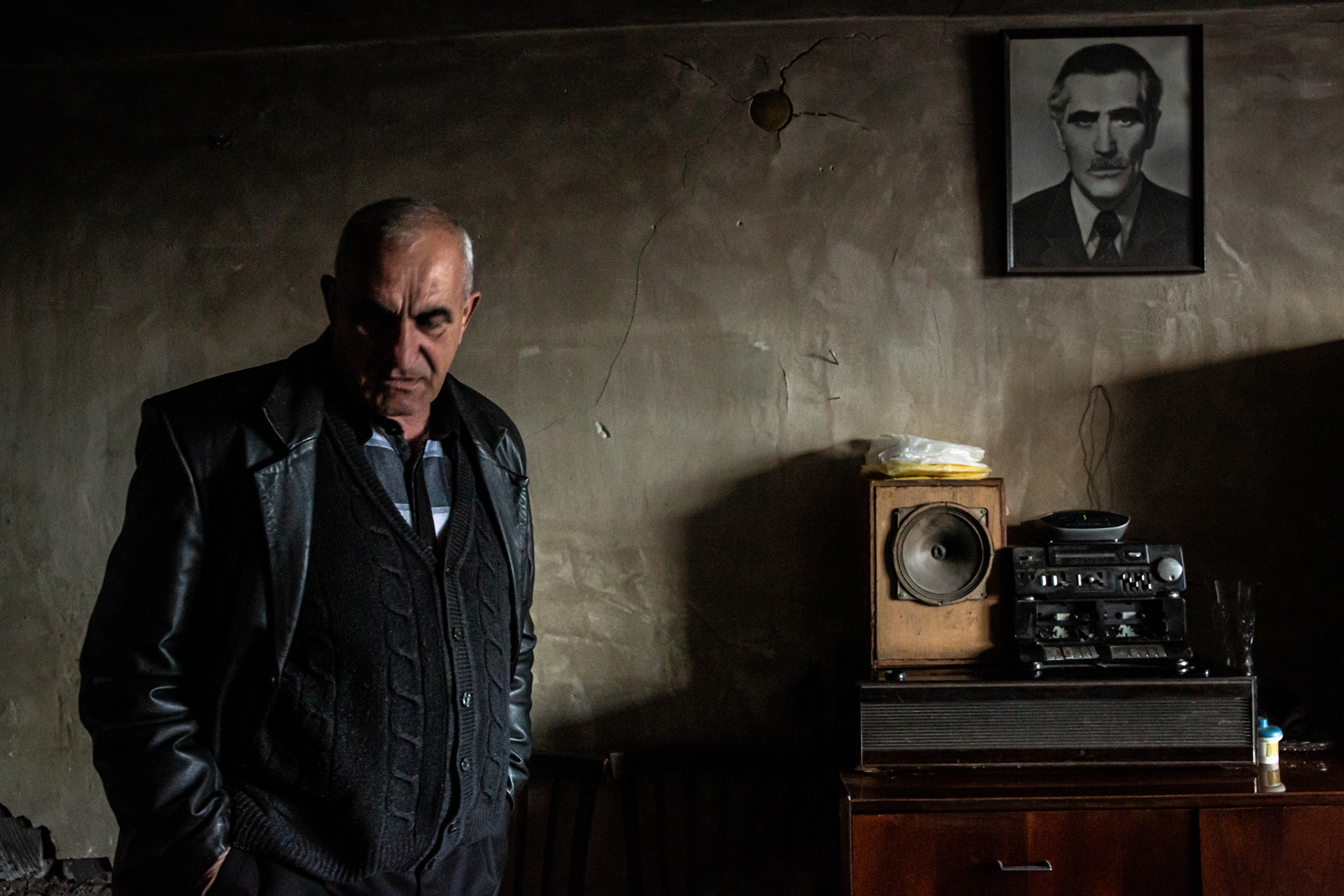 Artush talking about memories from the Soviet times in Gyumri. Armenia