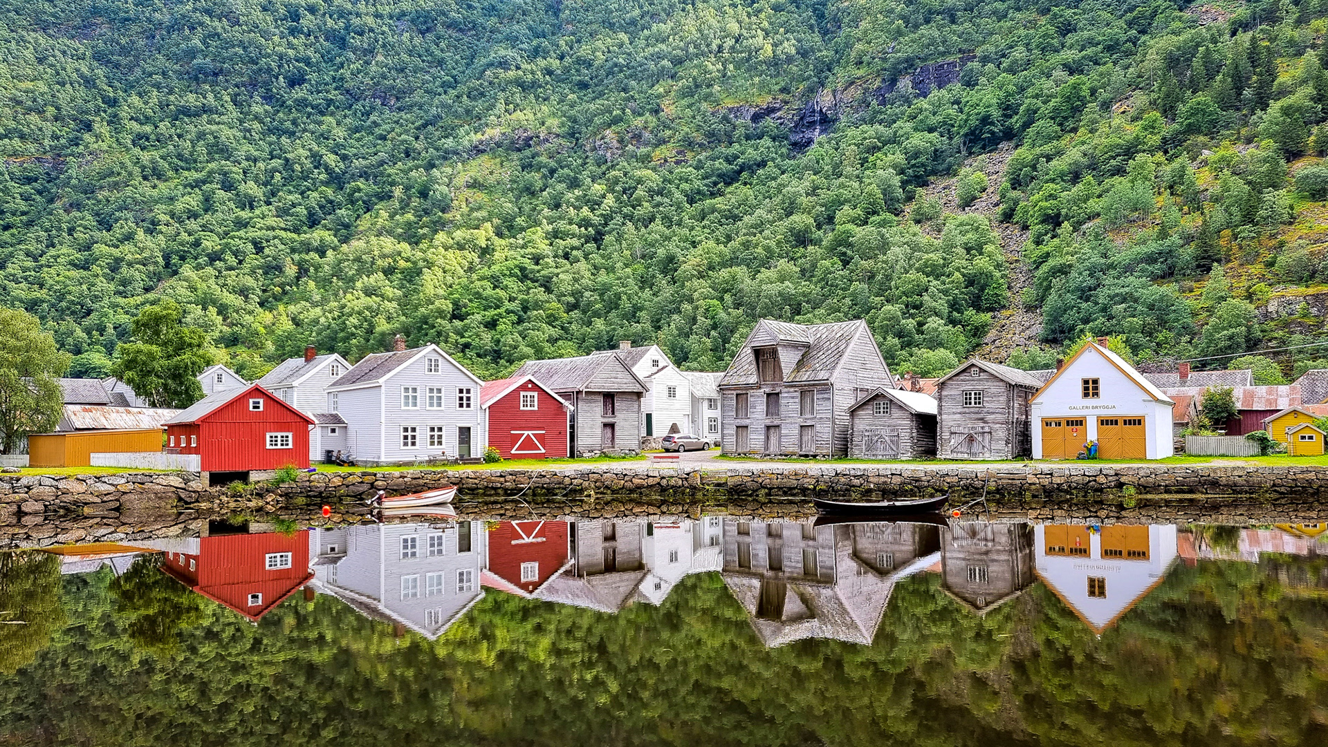 Gamle Lærdalsøyri Norwegen