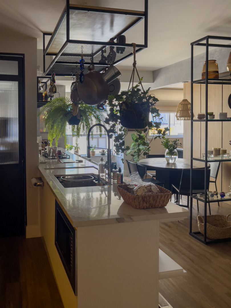 DOOR + POT RACK + BOOKSHELF + AERIAL MOBILE