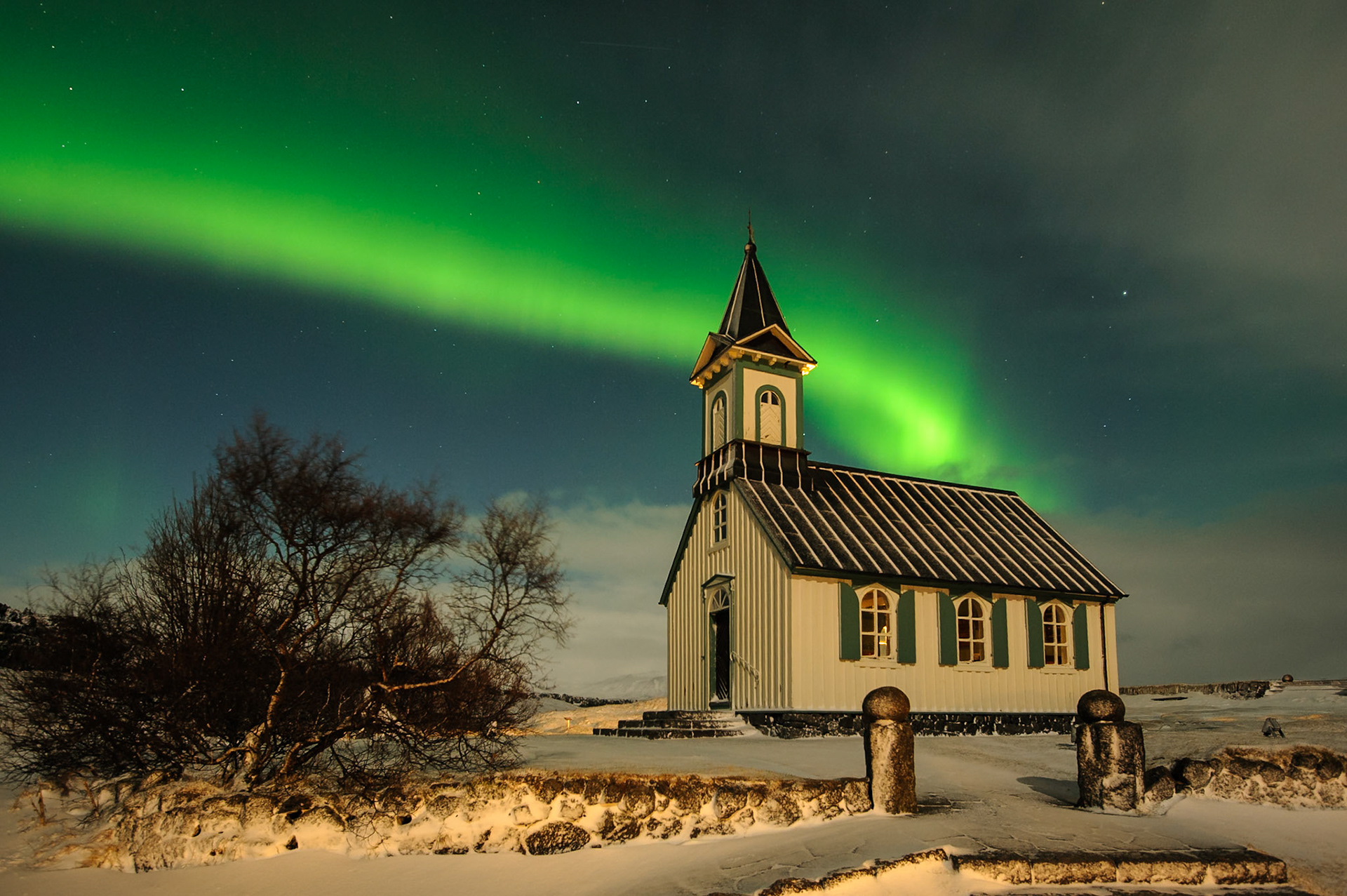 Thingvalla Kirkja church, Iceland 2012