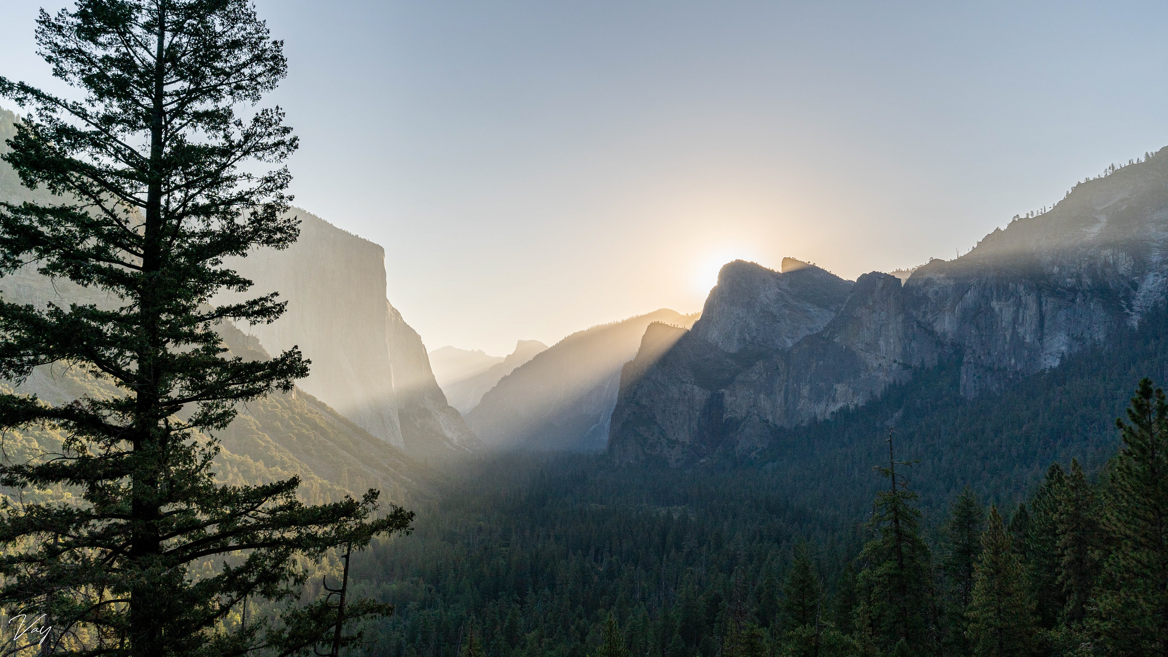 Sunrise at Tunnel View 2