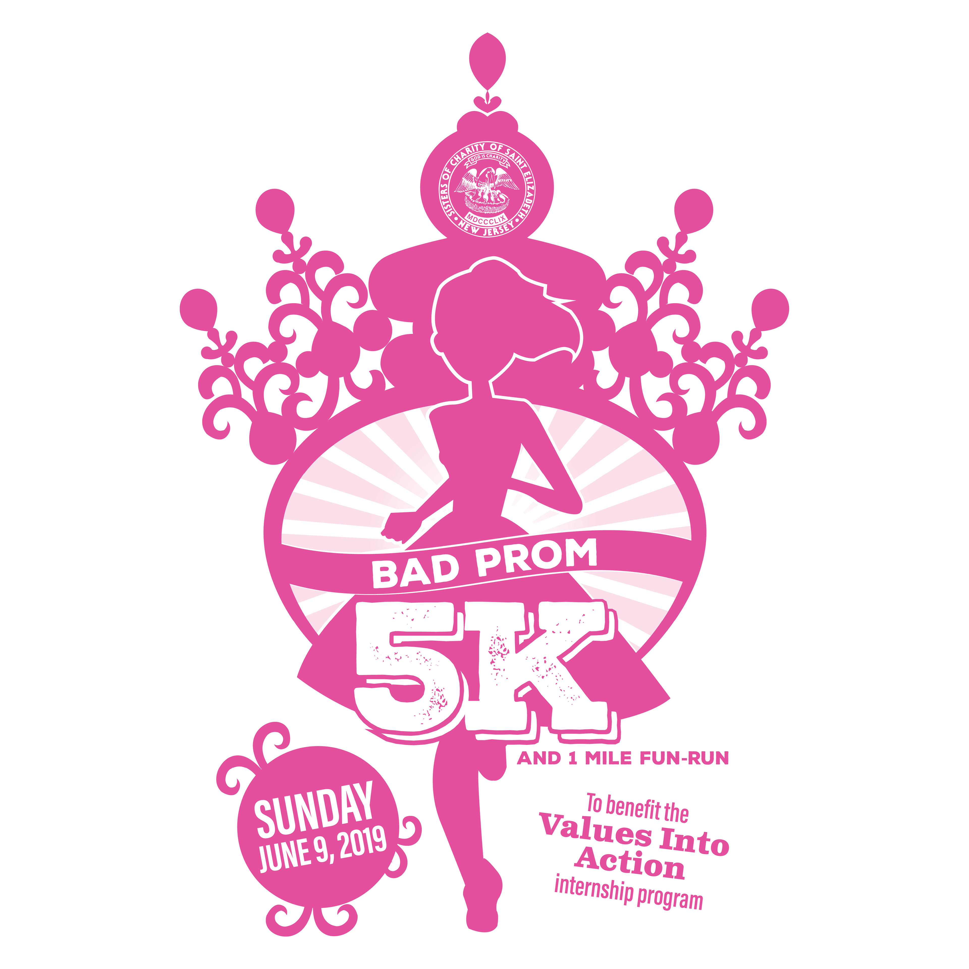 Bad Prom 5k Logo