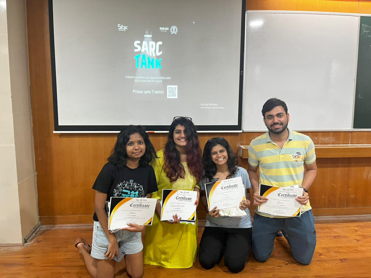 Winning Pitch Deck Competition at IITB