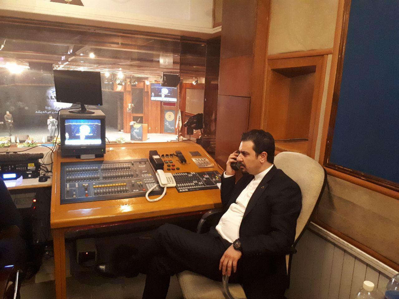 Control room of Iran TV and Radio Center