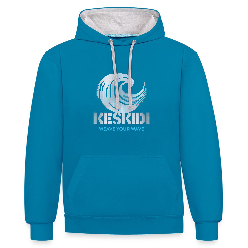 Hoodie bicolor unisex