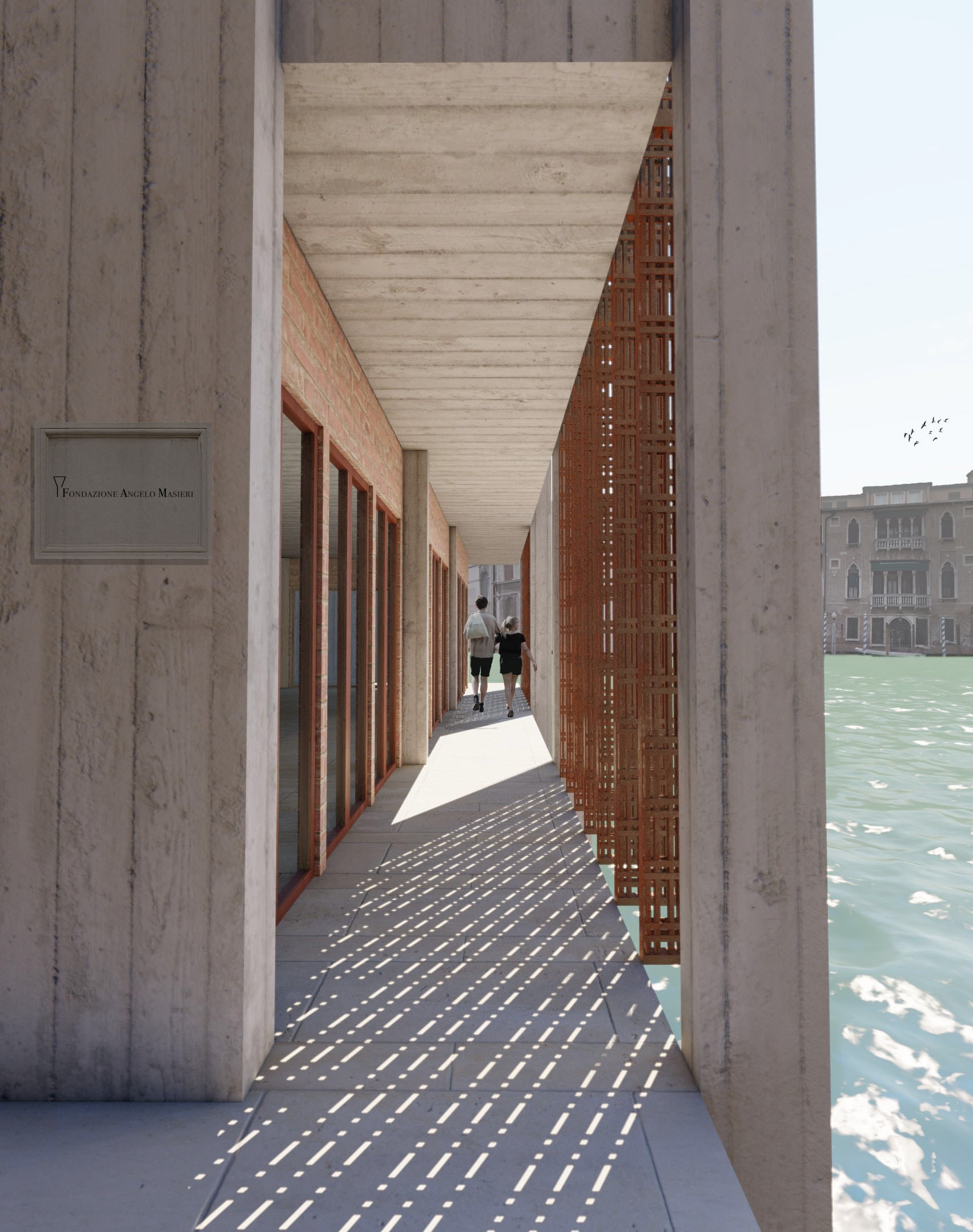 loggia along grand canal