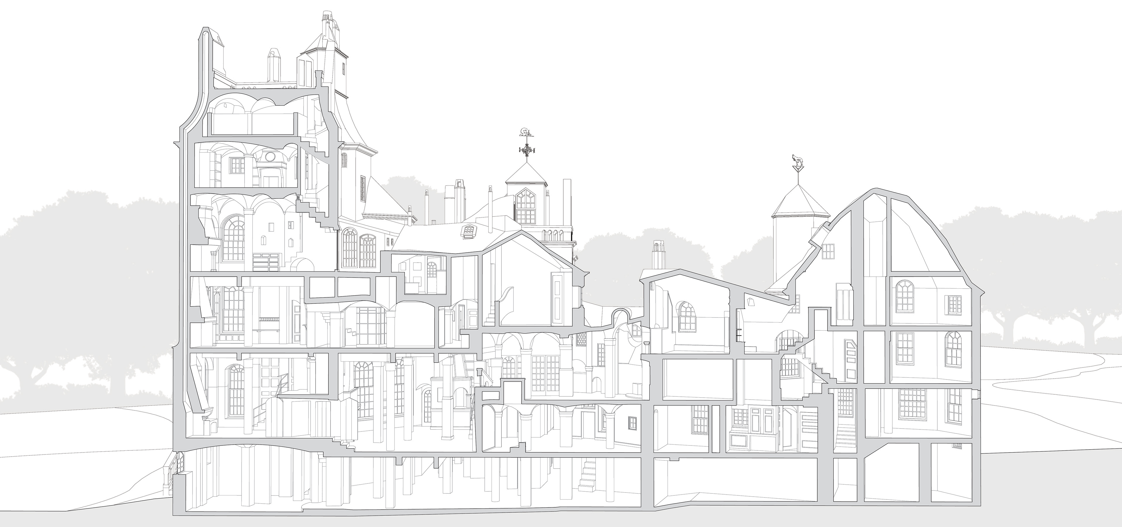 section perspective in progress