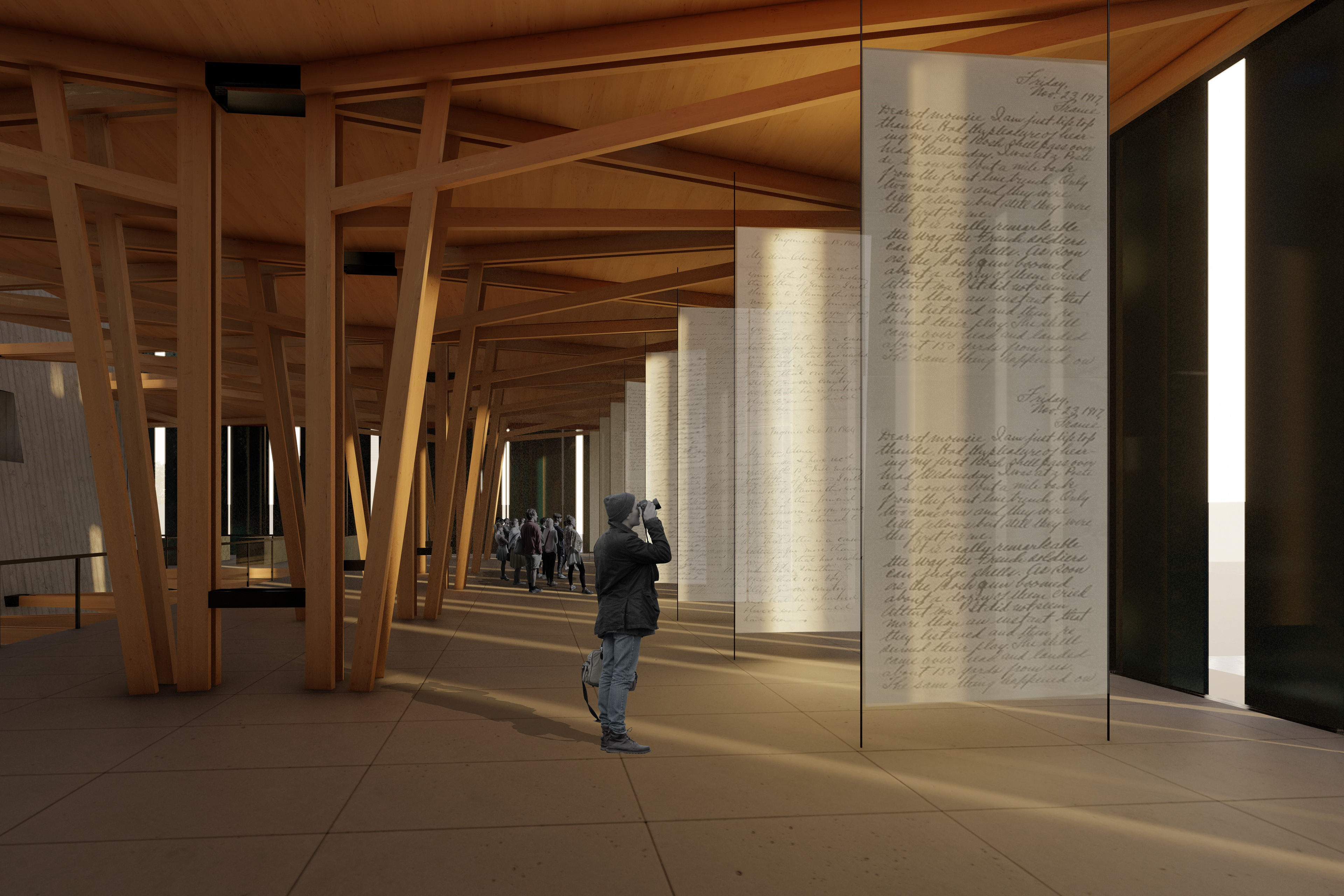 exhibition: banners of correspondence