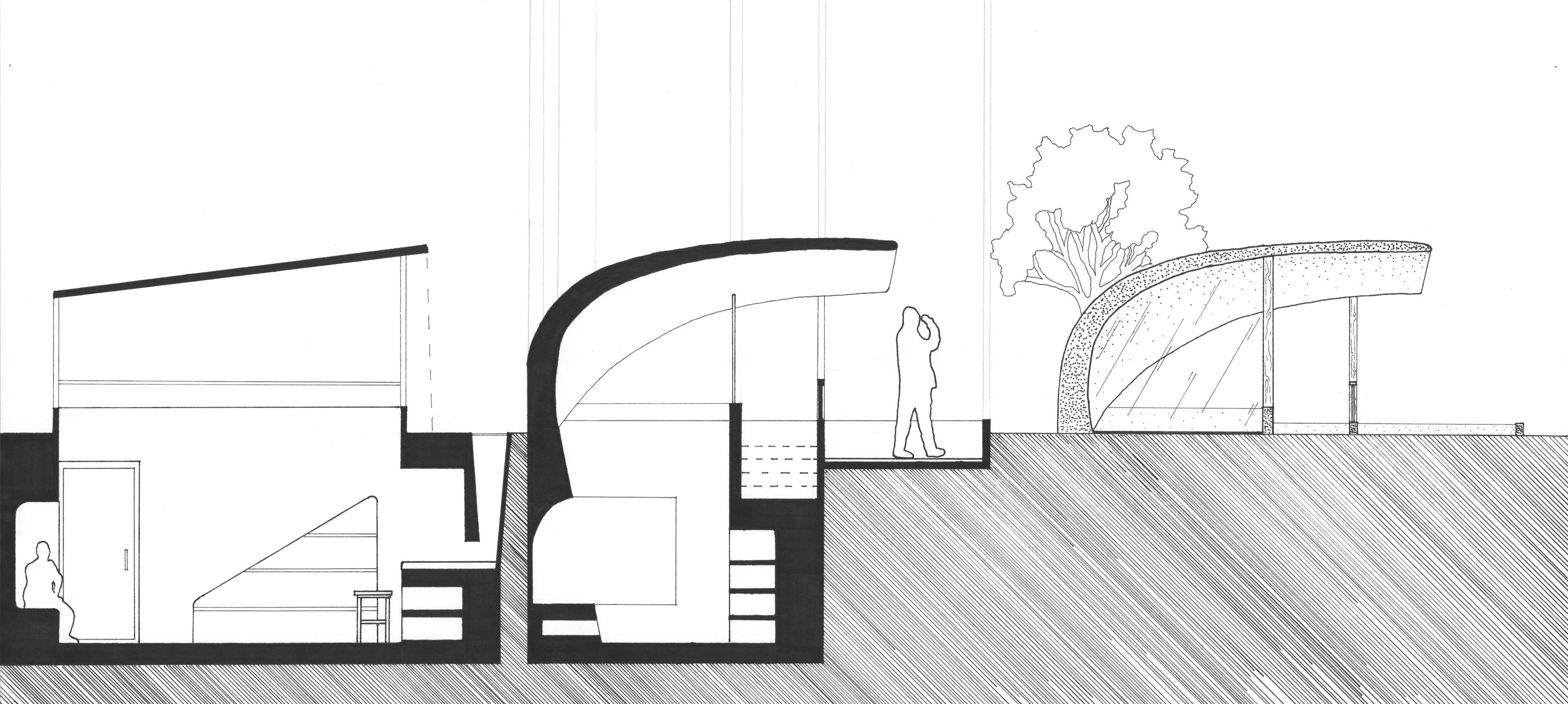 sections and elevation