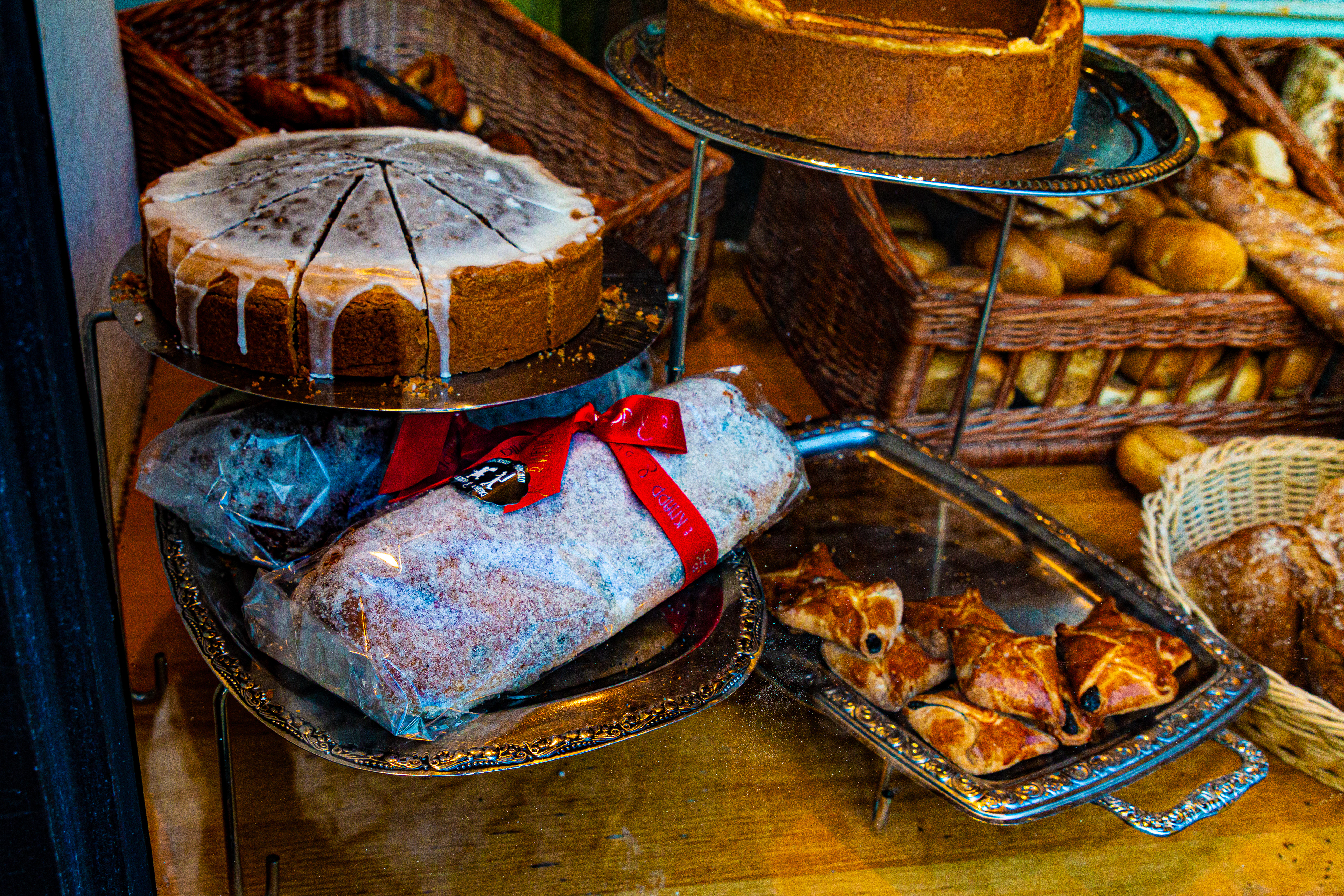 Stollen at a Bakery in Viktualienmarkt Munich